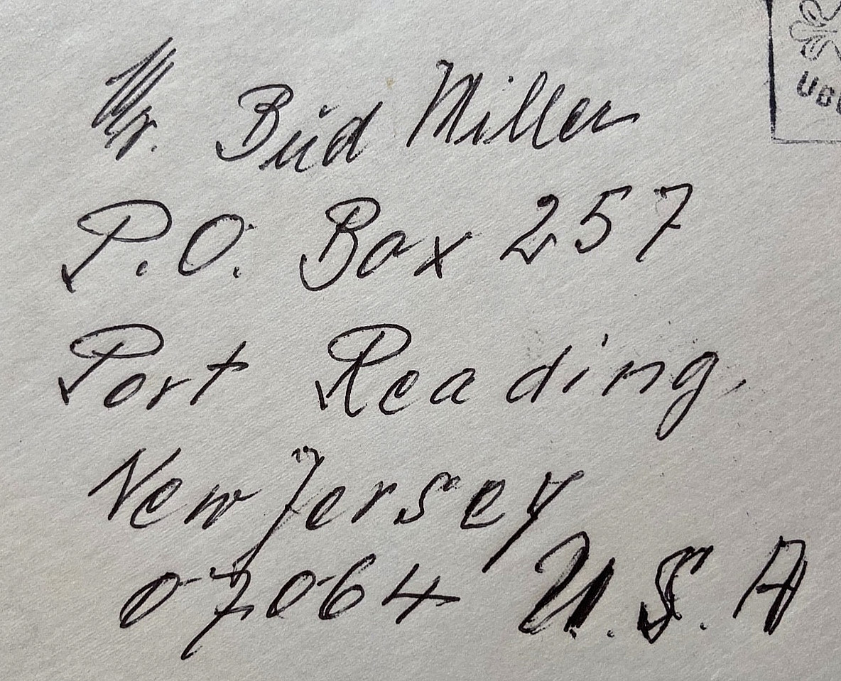 HINDENBURG DISASTER 1ST OFFICER ALBERT SAMMT AUTOGRAPHED ADDRESSED ENVELOPE 1979