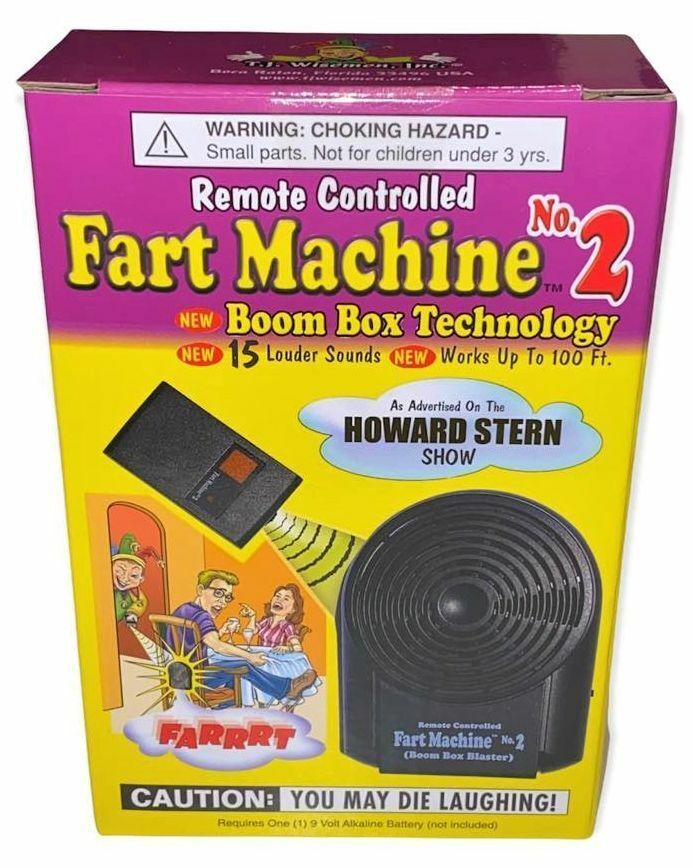 1 Fart Machine #2 with remote + 1 Liquid Ass Spray Bottle Stink Bomb ~ COMBO!