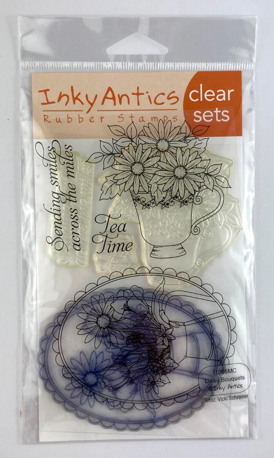 Inky Antics Stamp Set - DAISY BOUQUETS - 11096MC - Clear