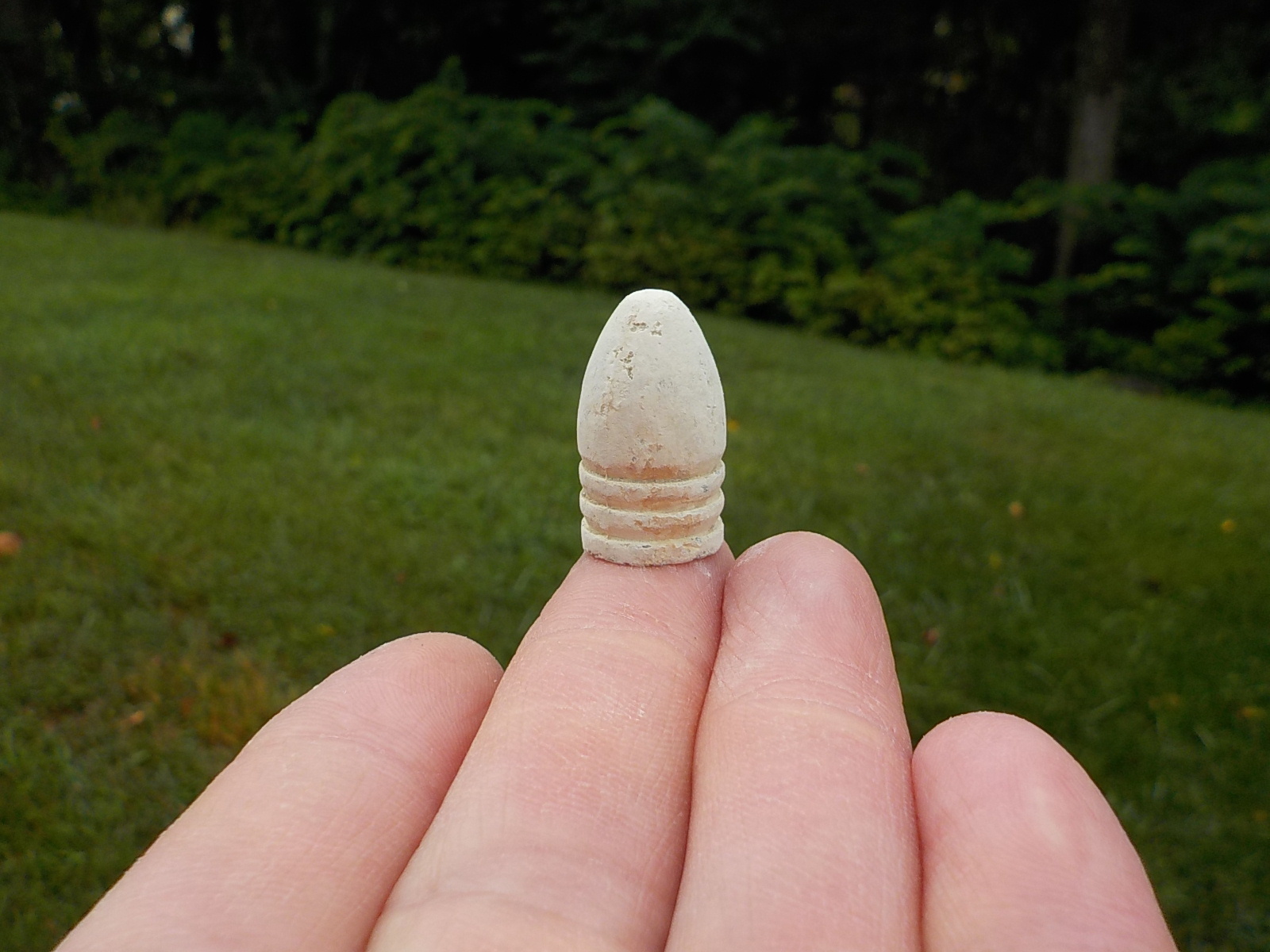 Old Rare Vintage Antique Civil War Relic Washington Aresnal Star Base Miniball