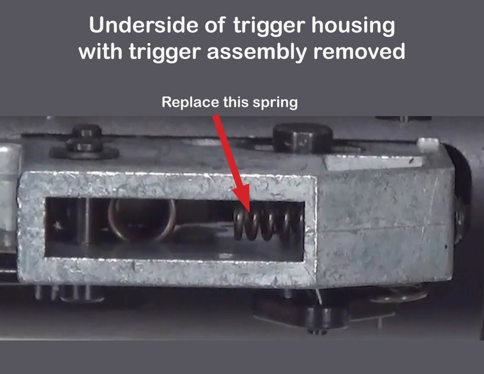 For Ruger American Rifle Reduced Pull Spring Upgrade 1.5 lb