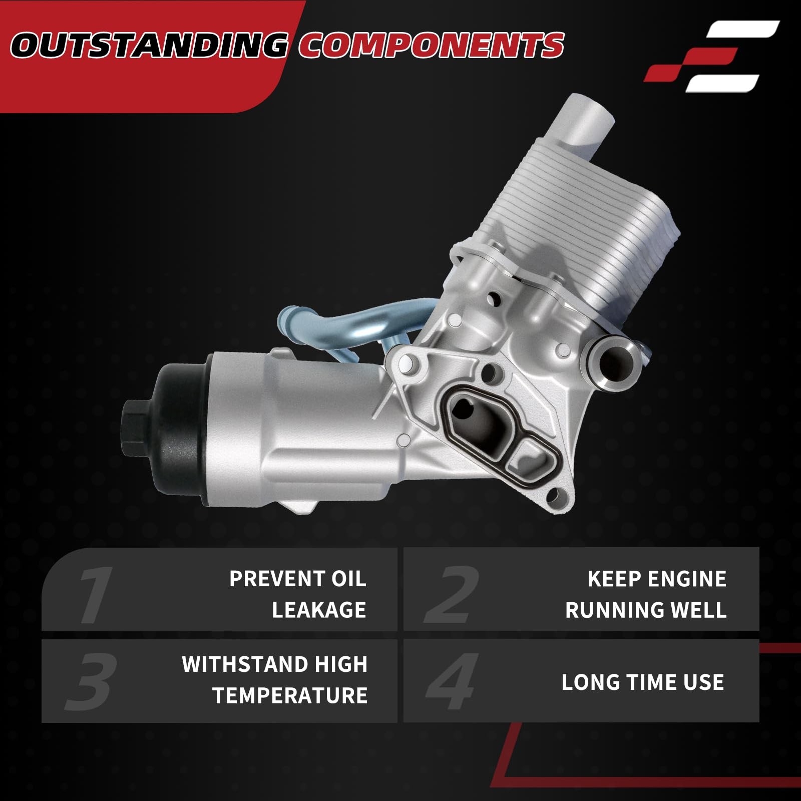 EPPO Oil Filter Housing 918-428 for 2011-2021 Chevy Cruze, 2012-2020