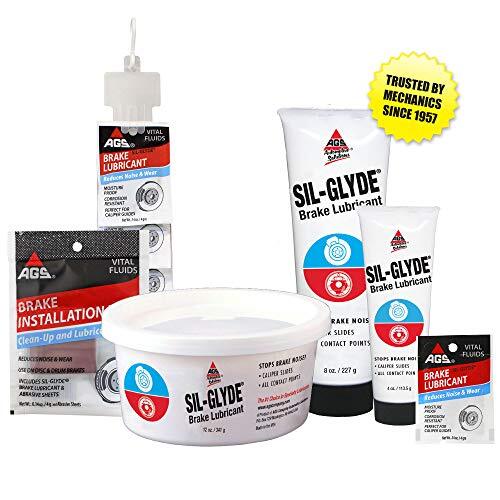 AGS Company BK-8 Sil-Glyde 8 oz Tube Silicone Based Brake Assembly Lubricant
