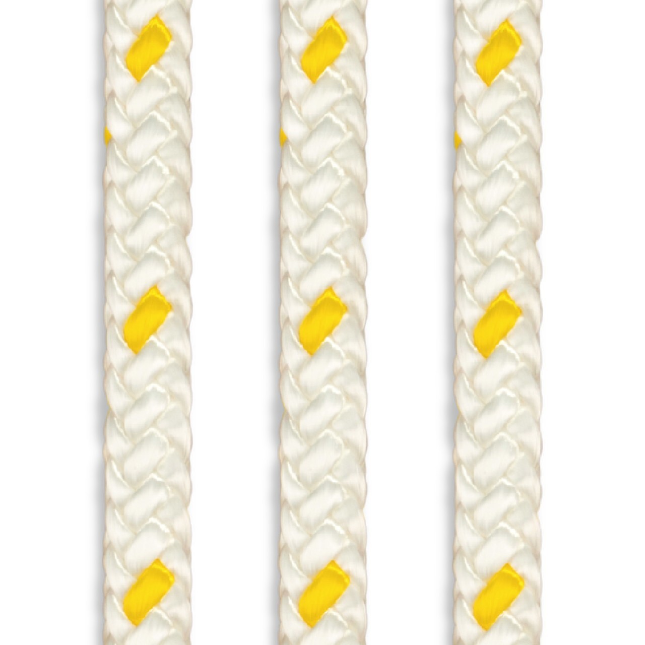Yale 1/2 inch XTC 12 strand climbing Rope Yellow break strength 6000 lbs 255068