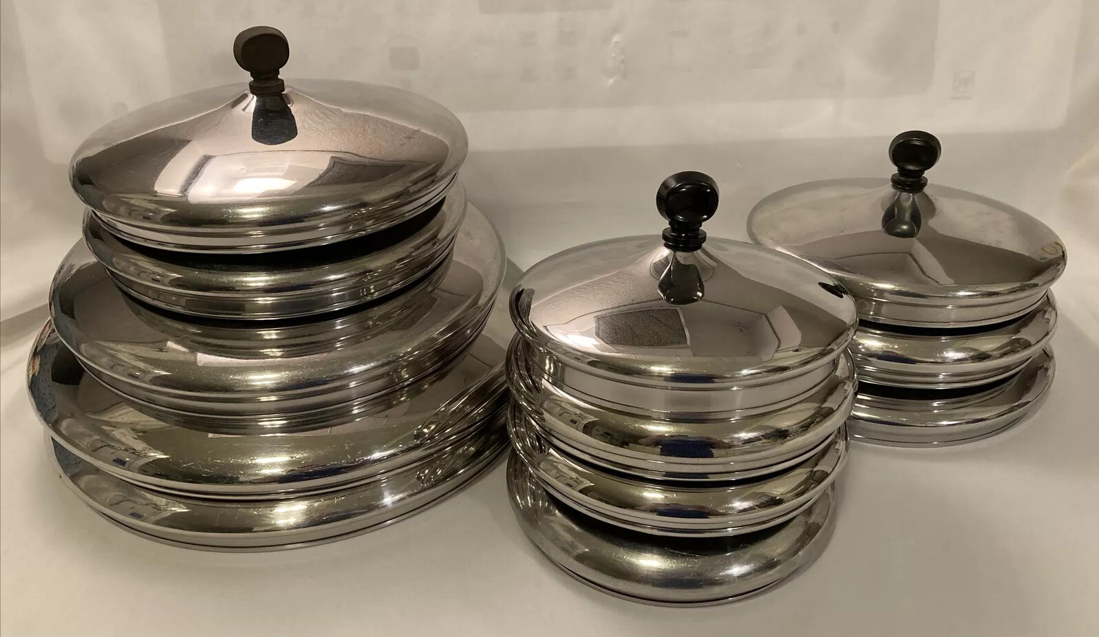 Farberware Stainless Steel Replacement Lids, Sizes Vary 6-12" Choice,Gently Used