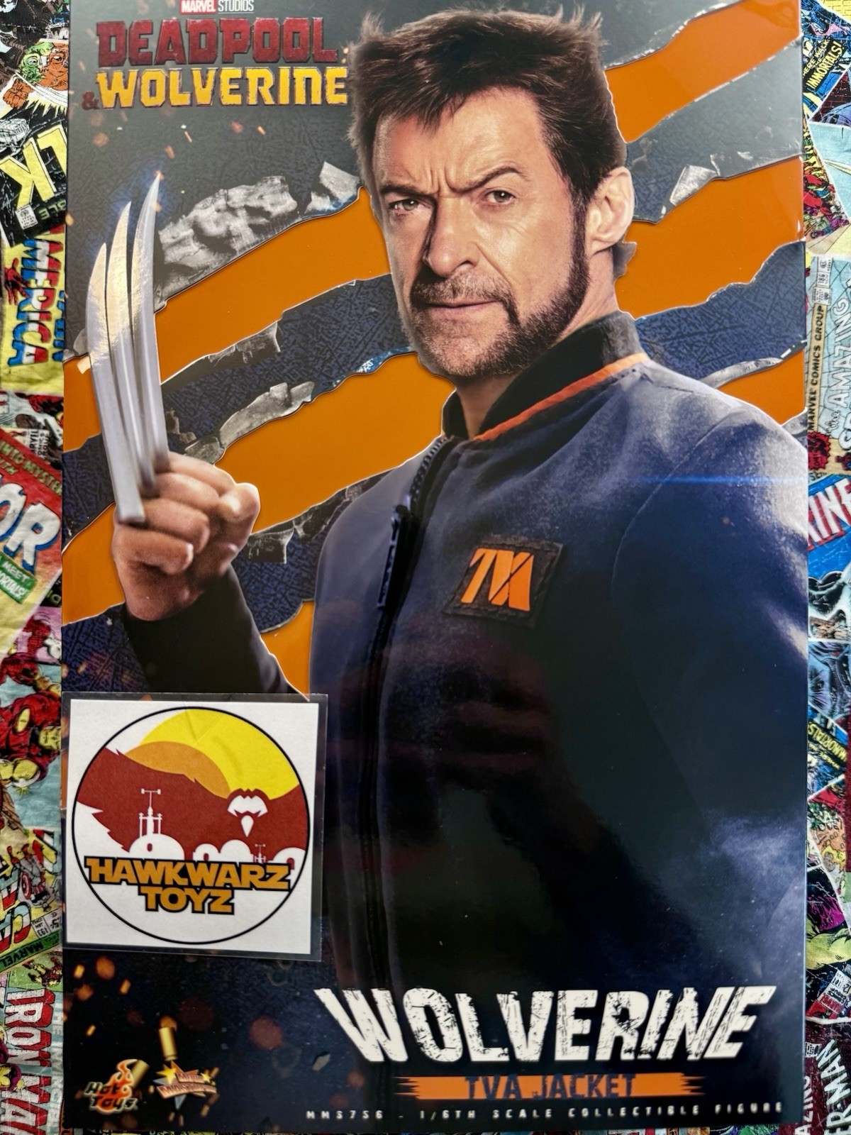 Hot Toys Marvel Deadpool & Wolverine Wolverine TVA  Jacket MMS756 1/6 Sideshow