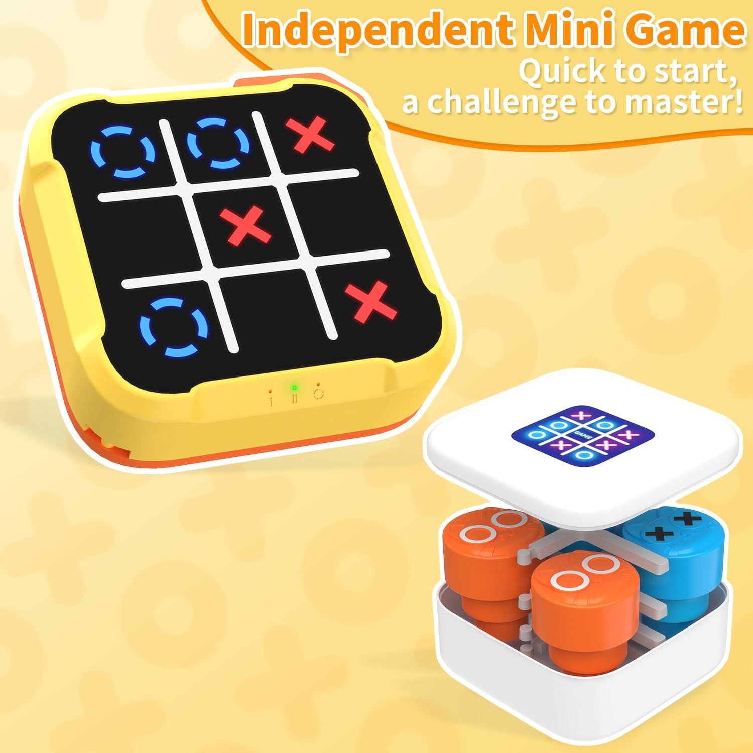 4 in 1 Electronic Tic Tac Toe Handheld Digital Puzzle Game