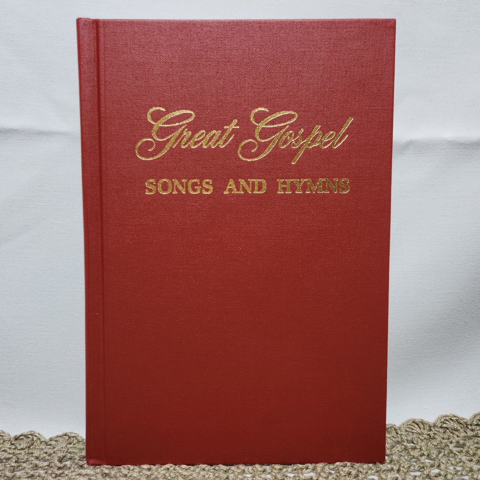 Vintage 1976 Great Gospel Songs And Hymns Red Hardcover Shape Note Edition