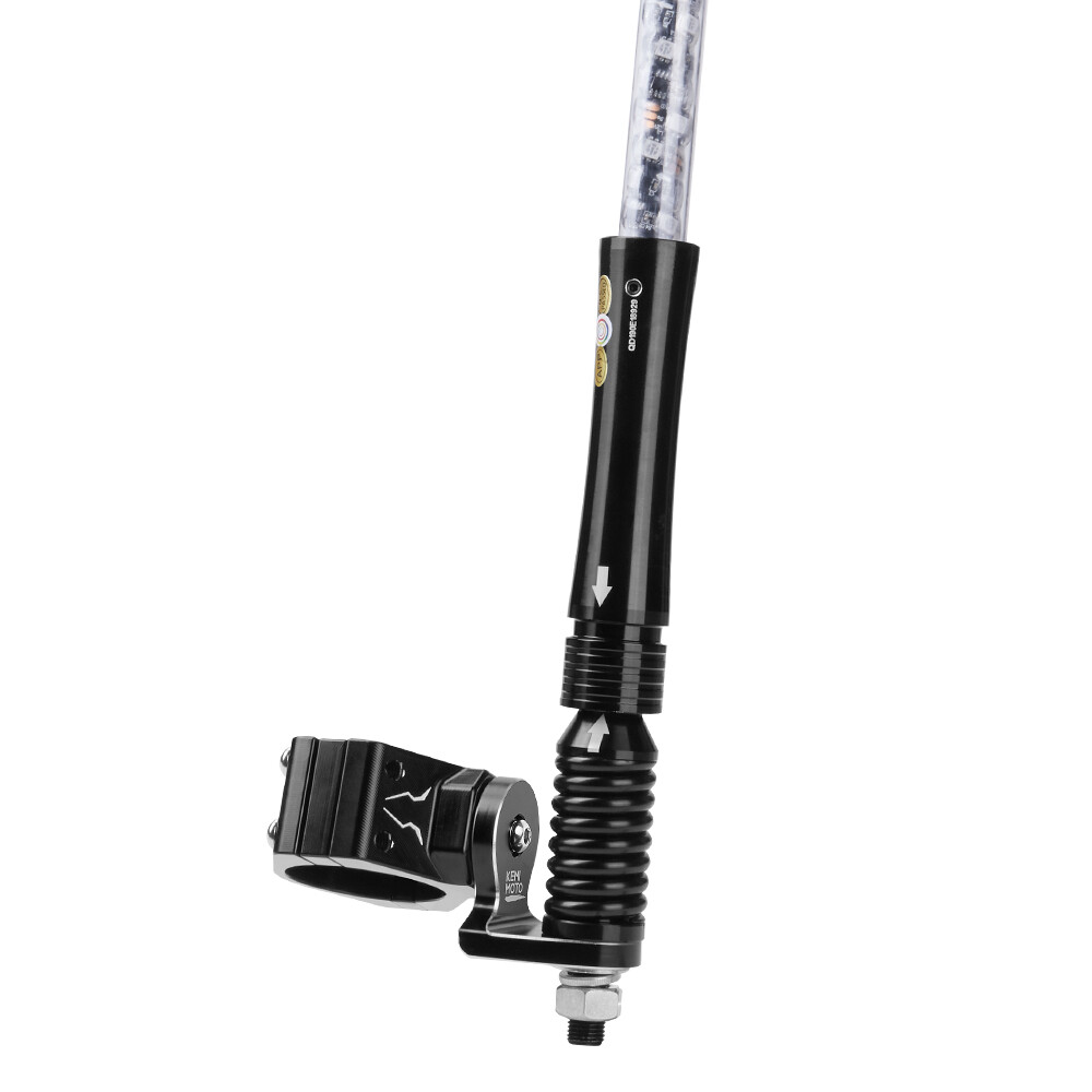 1.75"-2" Adjustable Whip Lights Flag Mount Bracket for Polaris RZR Honda ATV UTV