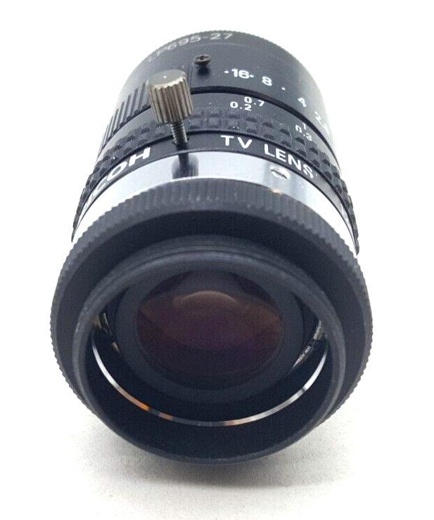 Ricoh FL-HC1212B-VG 1/2" 12mm F1.2 Manual Iris C-Mount Lens w/ Locking Screws