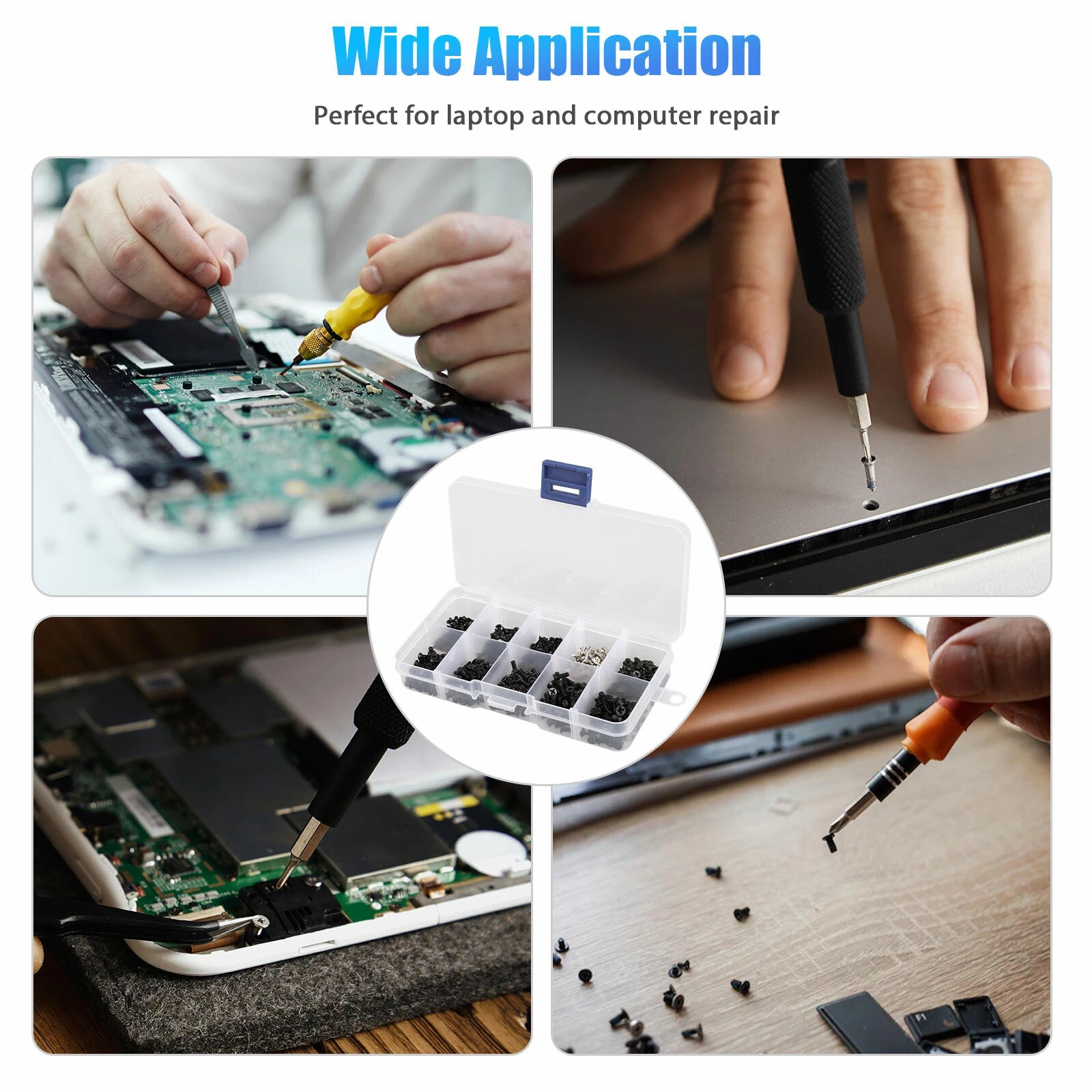 500Pcs Laptop Computer Screws Set Kit For HP Dell Lenovo Sony Toshiba SAMSUNG