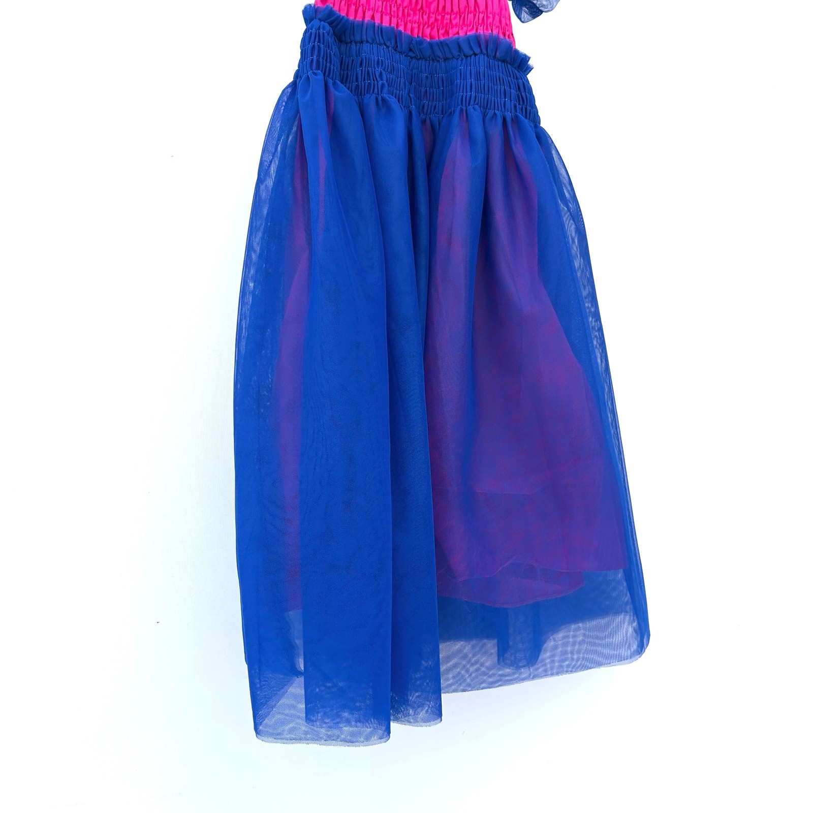 Toddler Girl’s Princess Tulle Dress Up Pink Purple Birthday Party Fancy 5T