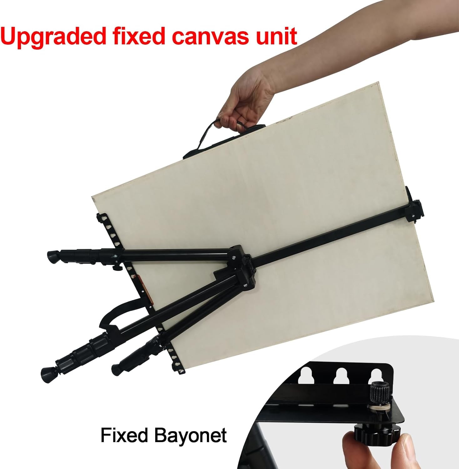 Art Easel for Painting and Display – Adjustable Floor 66 Inch Folding Aluminum