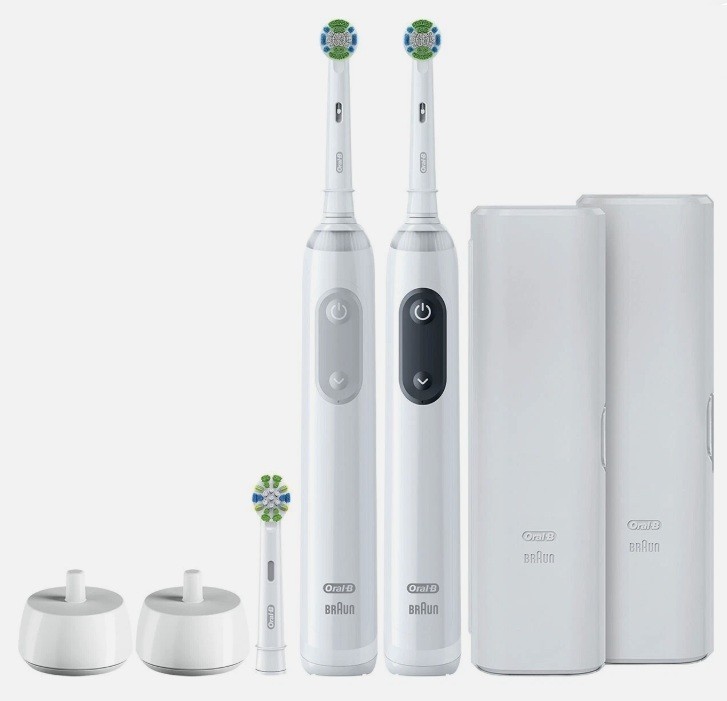 Oral-B Smart Clean 360 Rechargeable Toothbrush 2 3 Heads Travel Cases Chargers