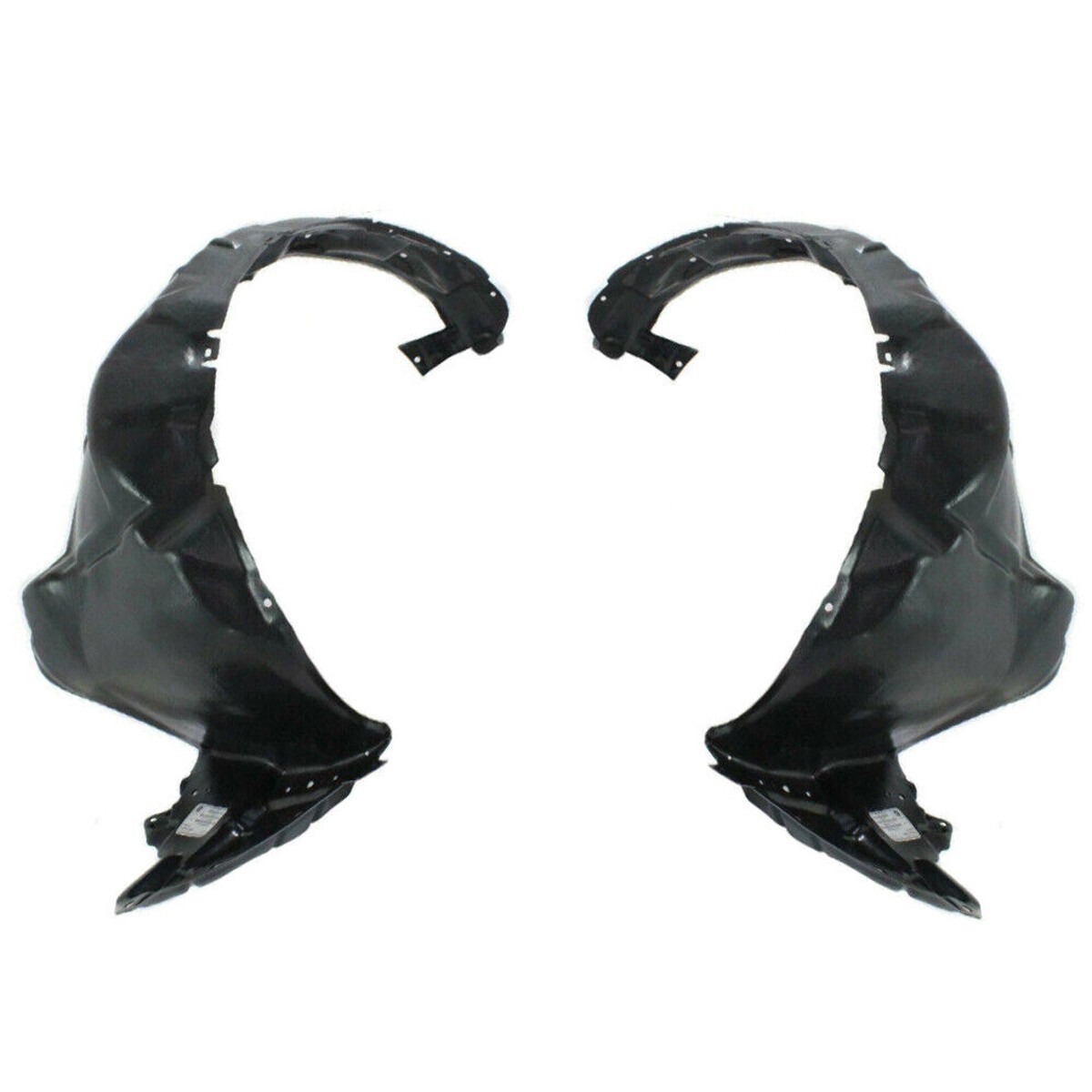 Front Fender Liner Set w/ Clips For 2010-2015 Toyota Prius