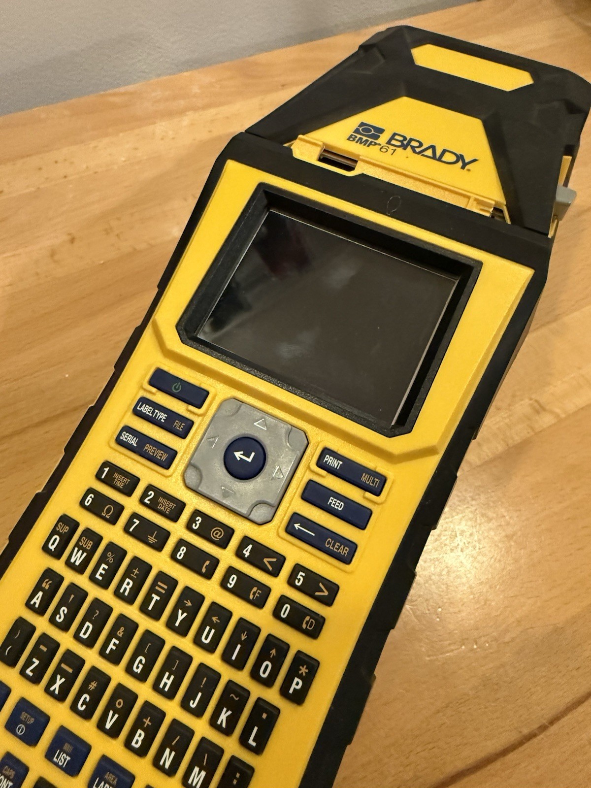 Brady BMP61 Portable Handheld Label Printer - Black/Yellow