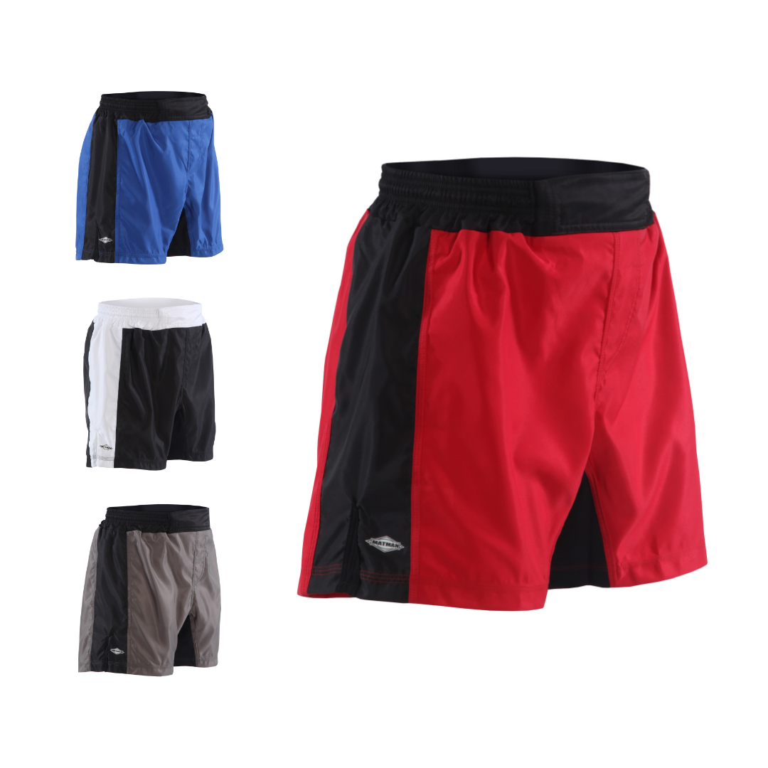 Matman Wrestling Fight Shorts Mens Boys MMA BJJ 2 Color Microfiber Made in USA
