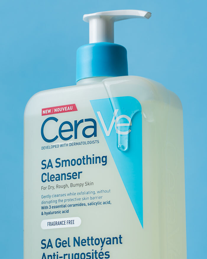 CeraVe SA Smoothing Cleanser For Dry, Rough, Bumpy Skin 8 Fl oz/236ml