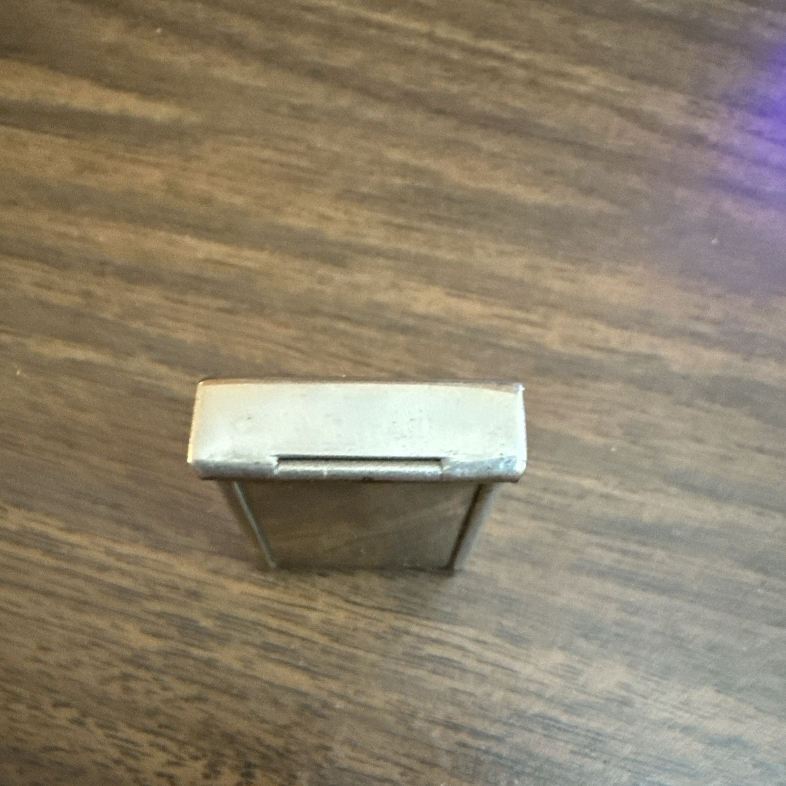 Antique Postage Stamp Holder Fold Top