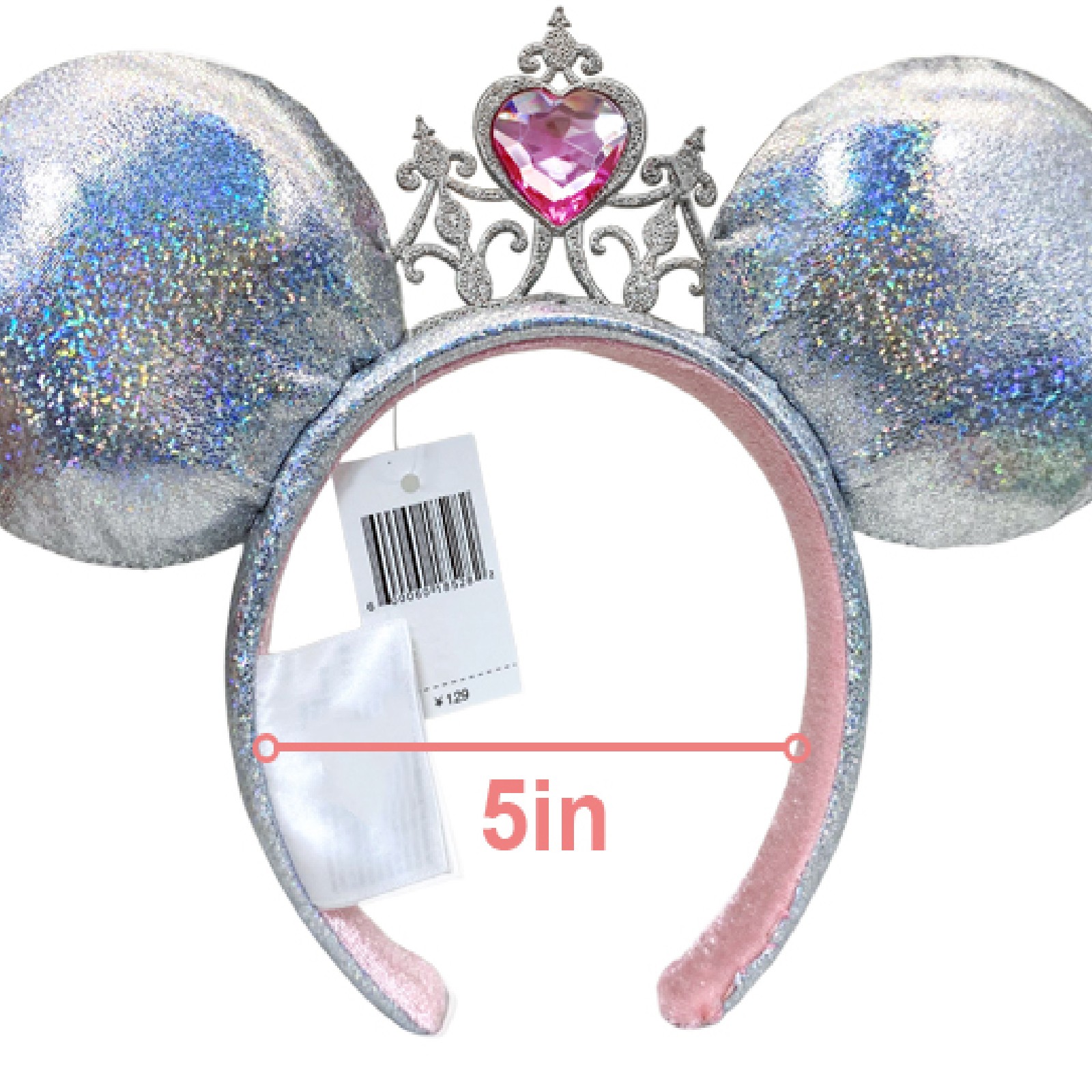 Disney Parks Princess Iridescent Tiara Minnie Mouse Ears Headband 2025 US
