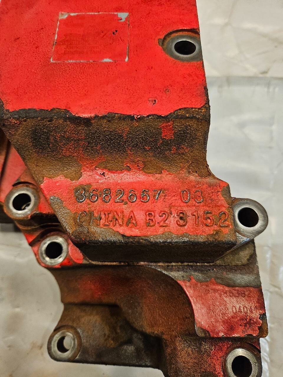 2014 Cummins ISX15 Thermostat Housing Complete Assembly 3682667 OEM 3687316