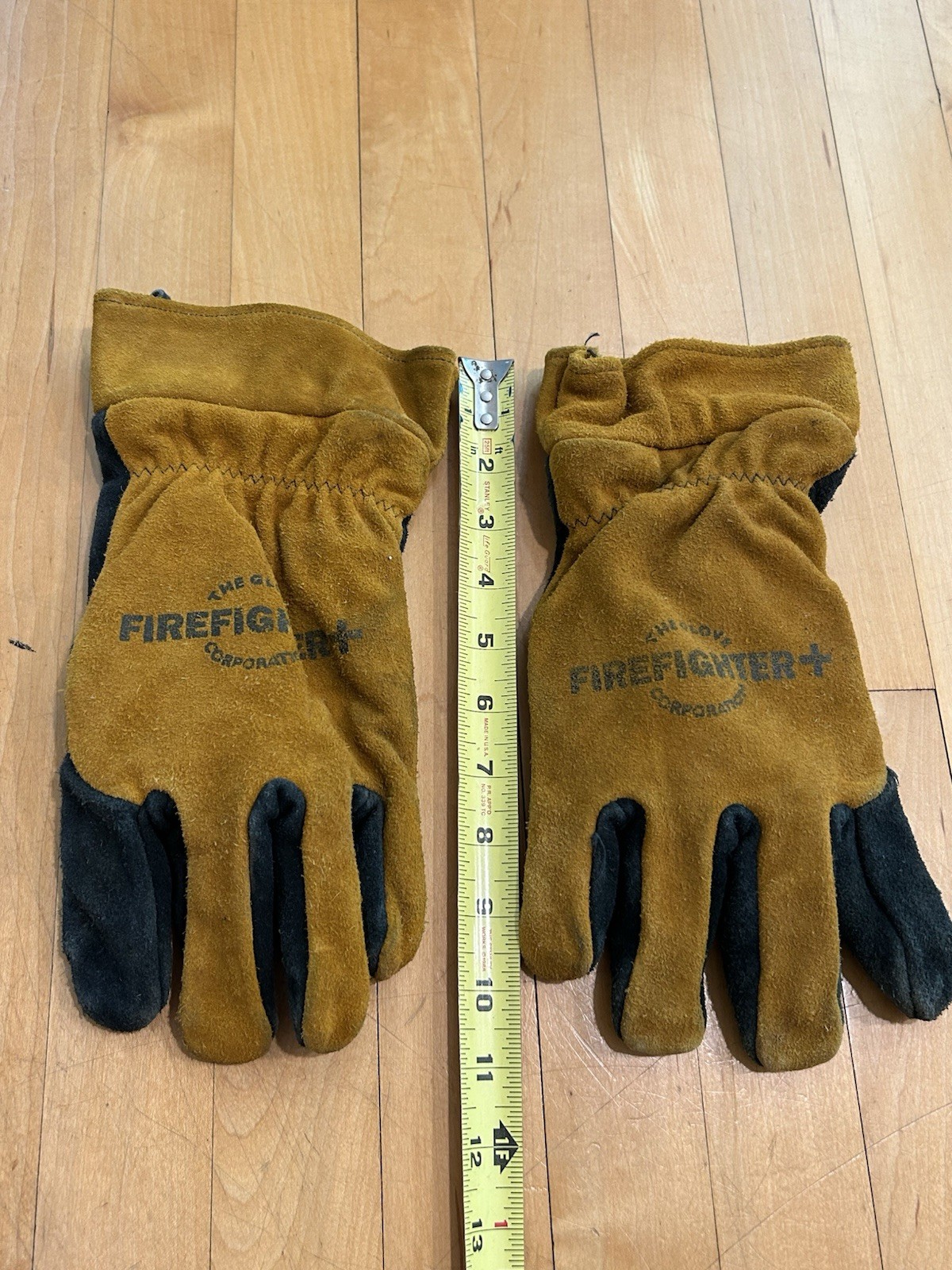 FireFighter + Brand The Glove Corp. Manufactured Firefighter Gloves Size XL-NICE