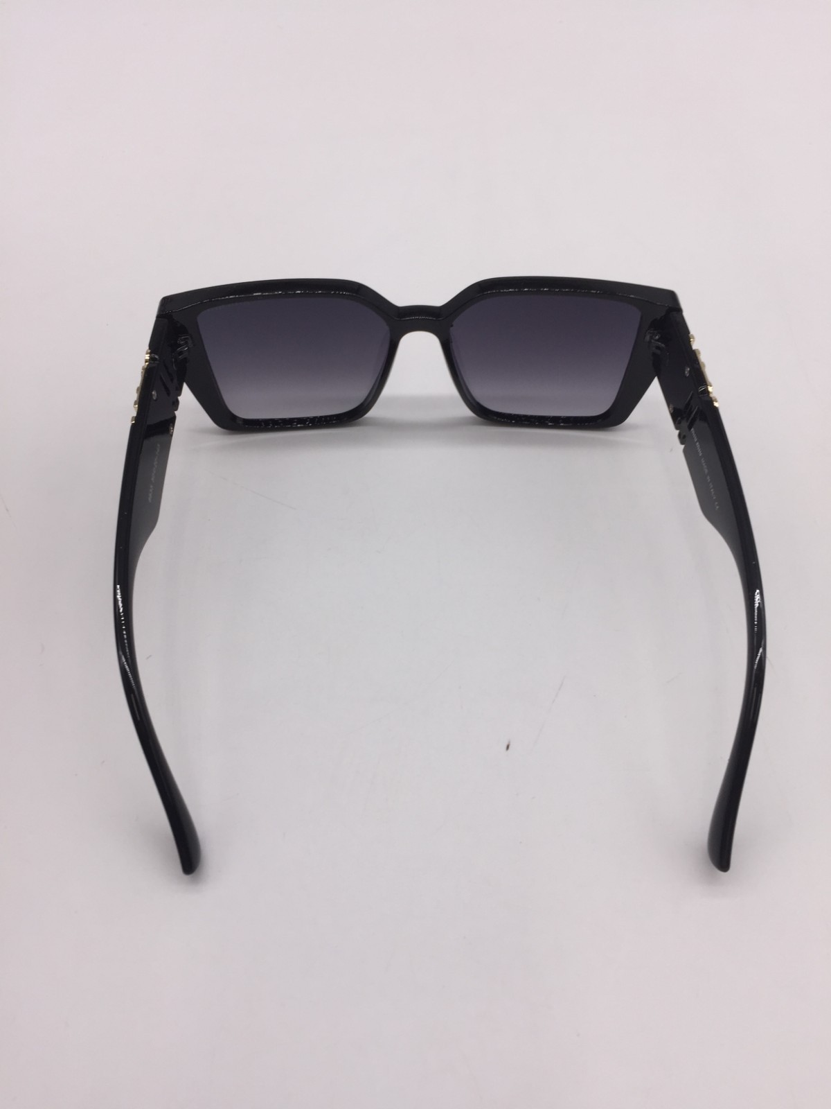 Miu Miu Fashion Black Full Rim Frame Sunglasses 50-20-145 Light Blue Lenses