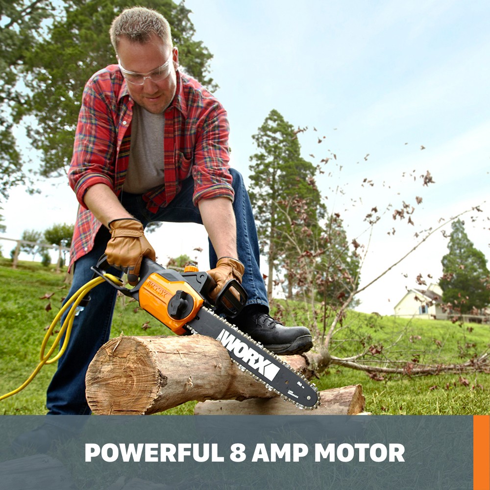 Worx 8 Amp Electric 14" Chainsaw (WG305)