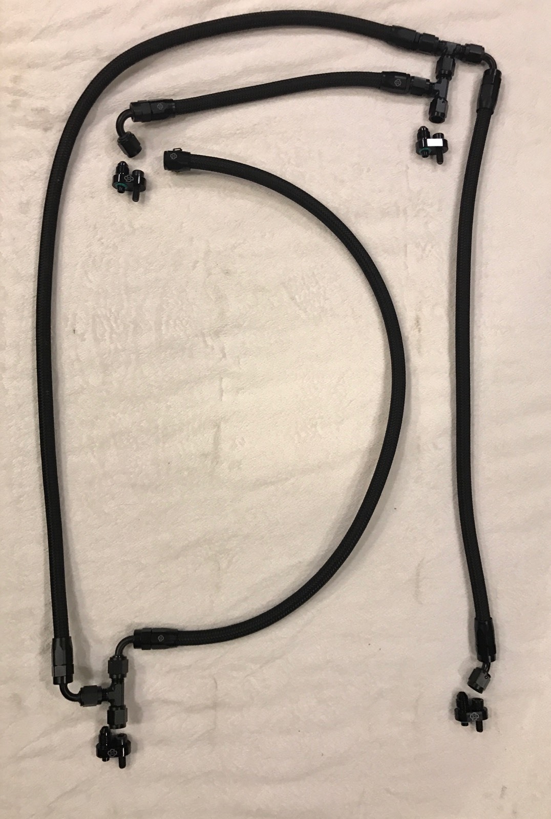 FAST 102 & 92 Steam Vent Kit Complete LS1 LS6 LS3 Coolant Crossover BLK SV102BN