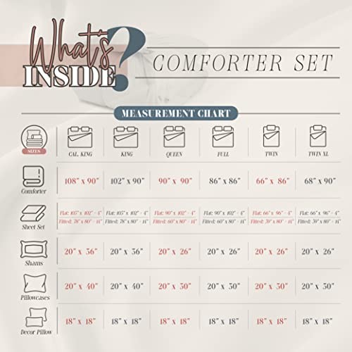 Reversible 10-Piece Comforter Set, Tie-Dye Print, Decorative King Burgundy