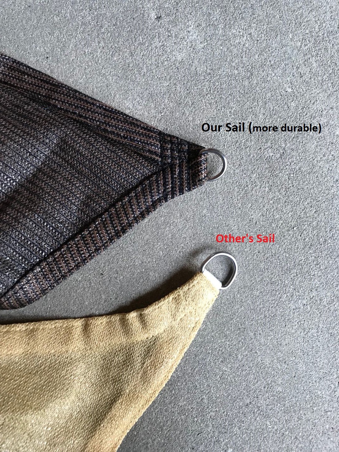 Green Curved Rectangular Sun Shade Sail UV Blocking Outdoor Canopy Awning Patio