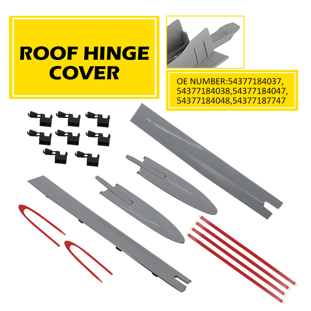 4Pcs Left+Right Convertible Roof Top Hinge Cover Fits BMW E93 335i M3 M4 F83 EOA