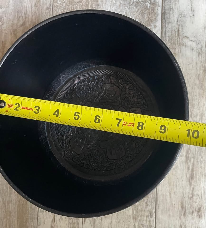 Earthbound Trading Company Tibetan Metal Singing Bowl w/ Mallets