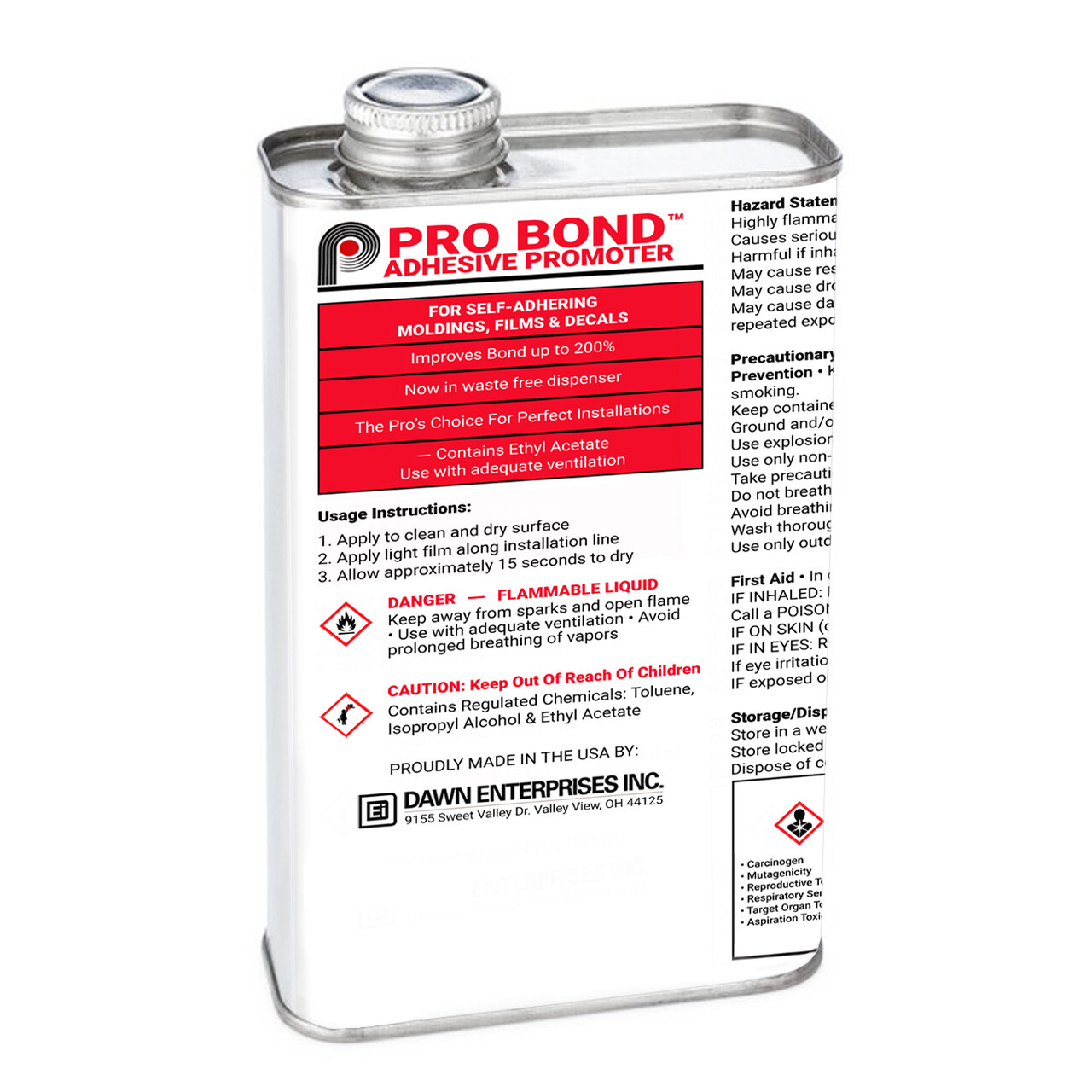 Pro Bond™ Adhesive Promoter 16 Oz. Can #AP-16