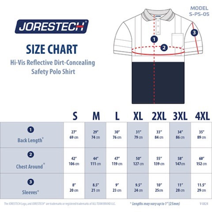 NEW ANSI/ISEA Class 3 type R Safety Reflective Quick-Dry Polo Shirts JORESTECH