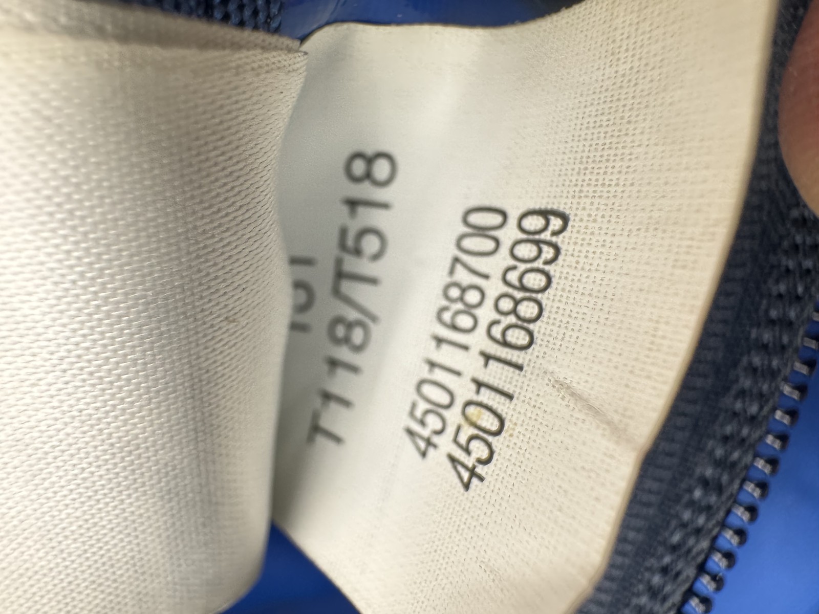 The North Face Base Camp Toiletry Travel Bag Blue Hanging Dopp Kit T118/T518