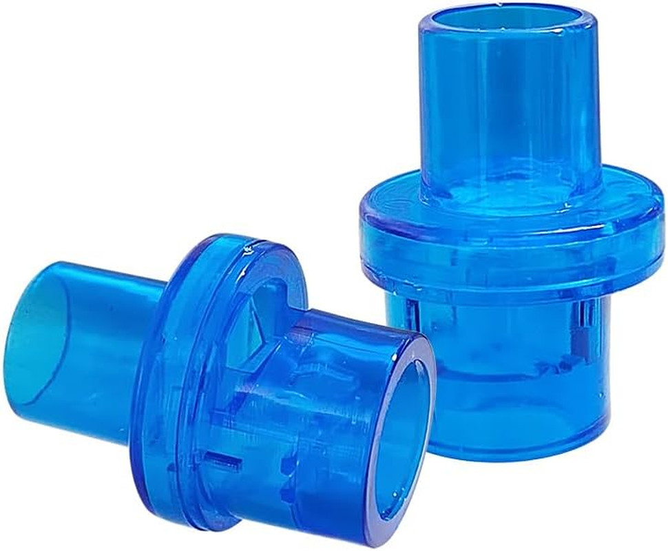 Pack of 100Pcs CPR Rescue Mask Training Valves CPR One Way Valve for Training Ma