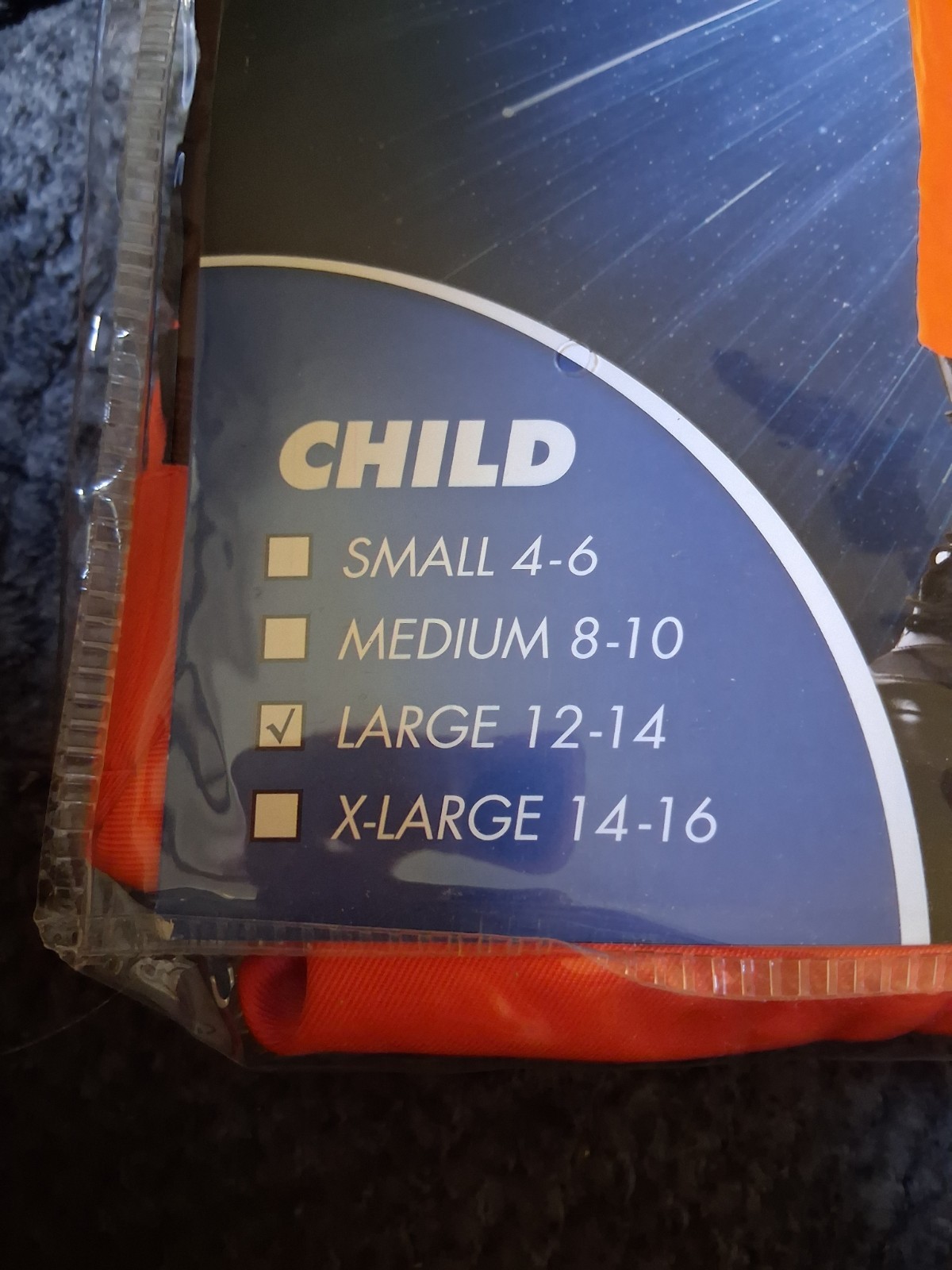 NEW Spirit Halloween NASA Orange Astronaut Costume Size Large 12-14 W/ Hat