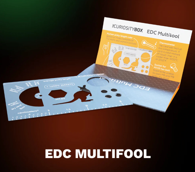 The Curiosity Box The Body Deck Human Anatomy & The EDC Multifool Card