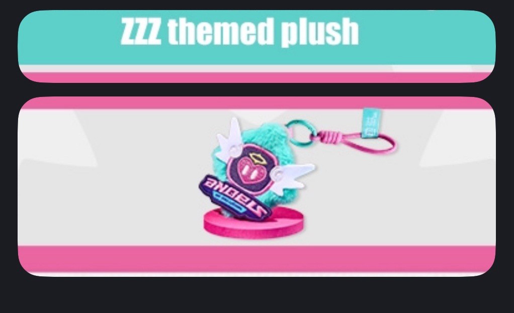 Zenless Zone Zero ZZZ X Ume Tea - Angels Of Delusion Plush Keychain LIMITED!