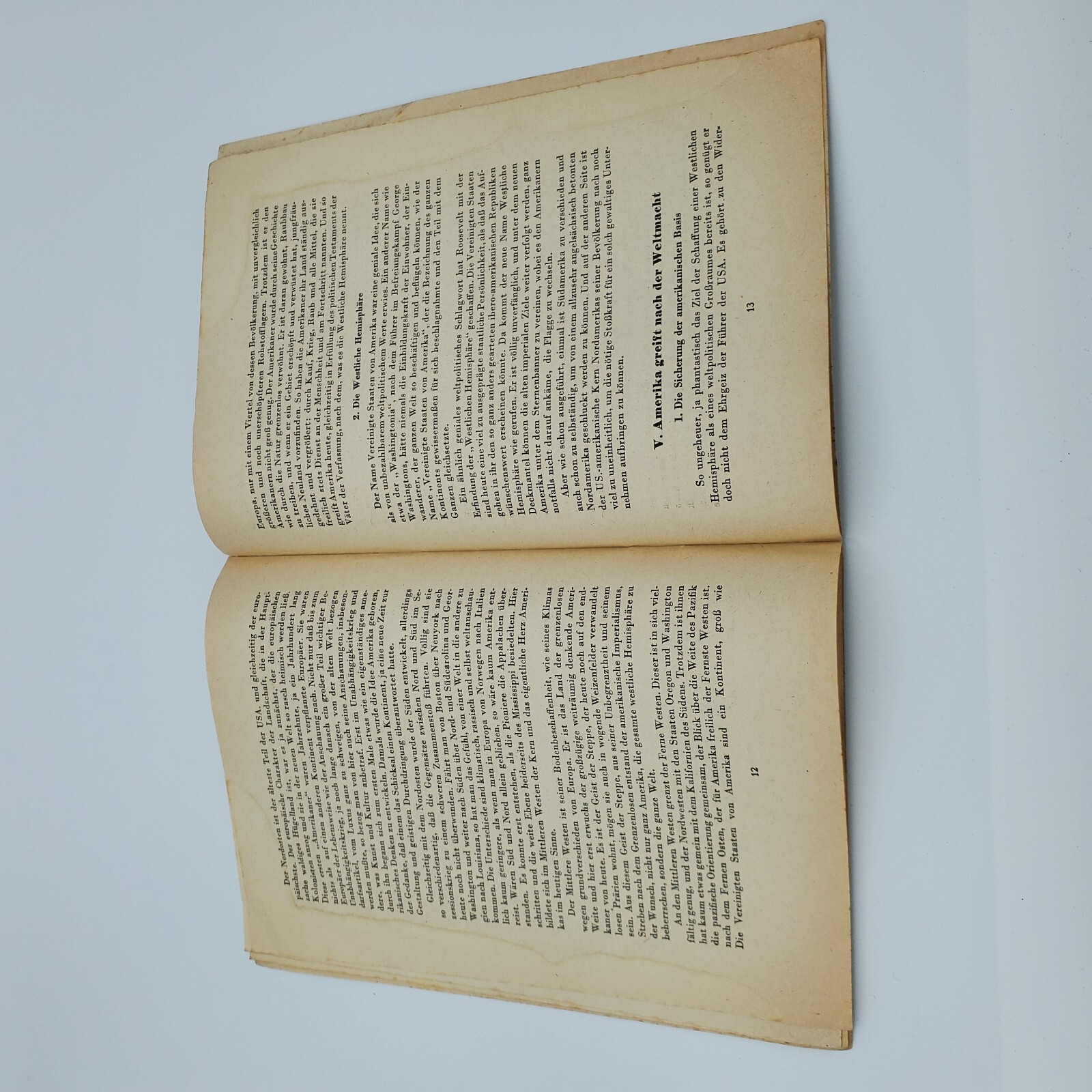 WW2 German Wehrmacht Tornisterschrift USA Colin Ross 1941 Heft 47 OKW Original