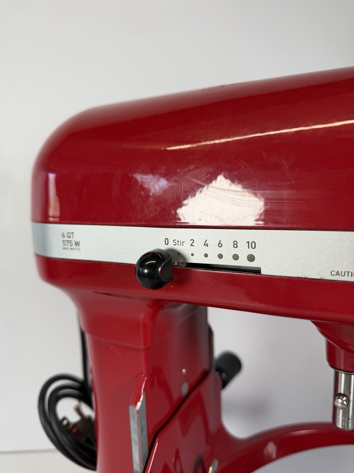 KitchenAid K 6Qt Stand Mixer Red As Is For Parts Repair Won’t Power On