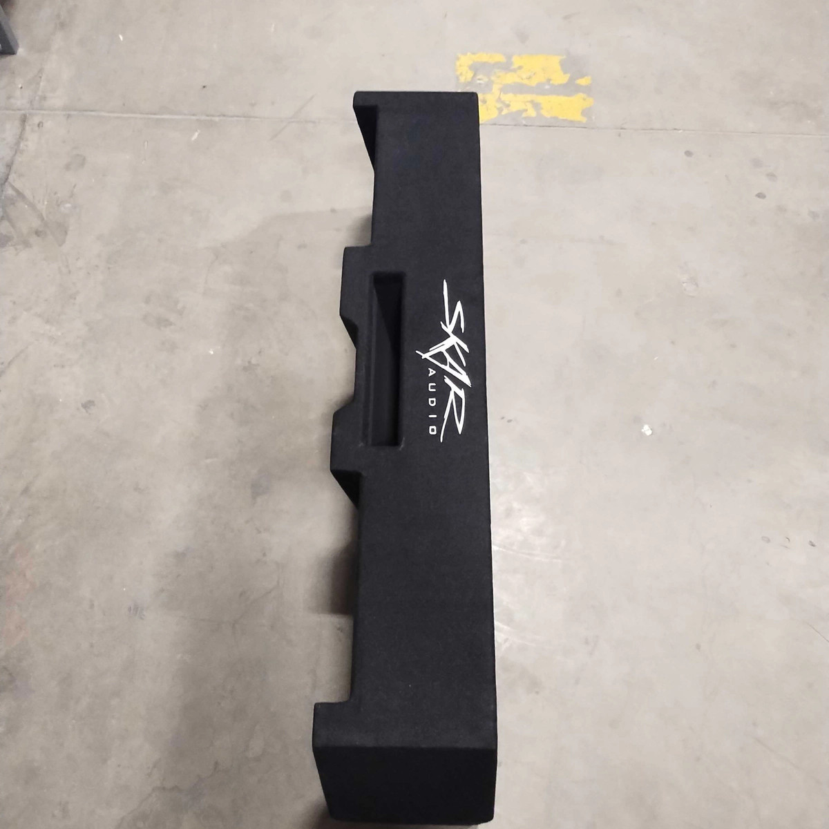 USED EMPTY DUAL 12" SUB ENCLOSURE - FITS 2019-2026 CHEVY SILVERADO CREW CAB