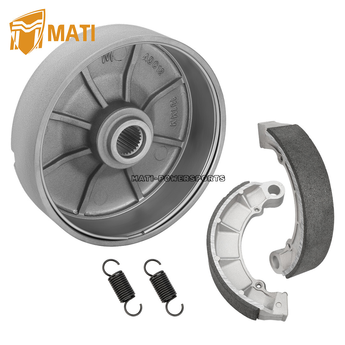 Rear Brake Drum Hub Plate Cover Arm Rocker Kit for Honda Foreman 500 Rubicon 500