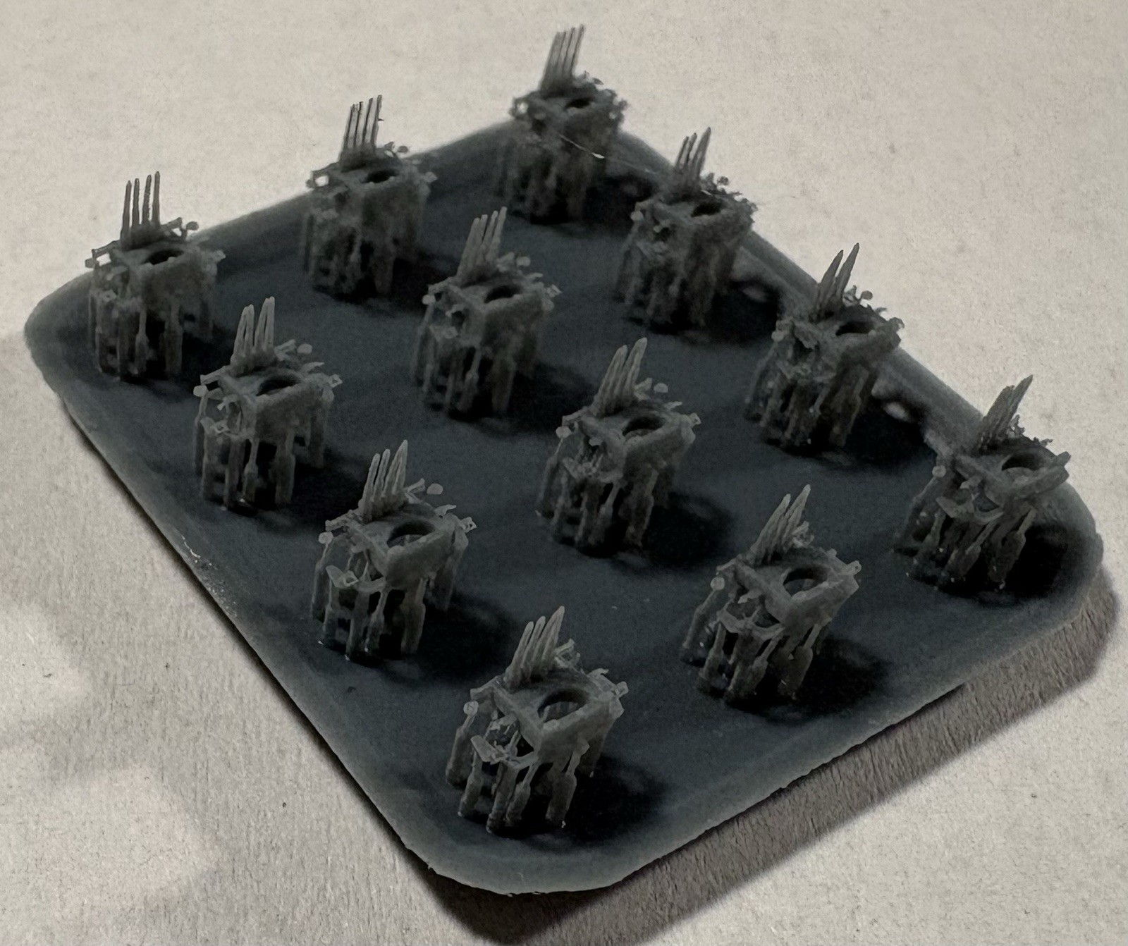 1/700 3D Printed Quad 1.1” “Piano Type” Early War AA Guns X 12