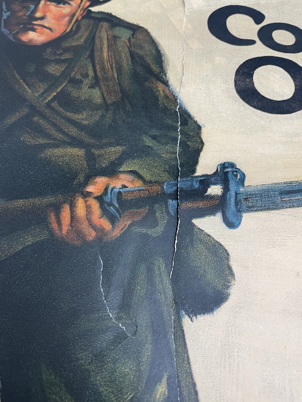 Original WWI War Poster, Come On! Buy More Liberty Bonds, Walter Whitehead, 1918