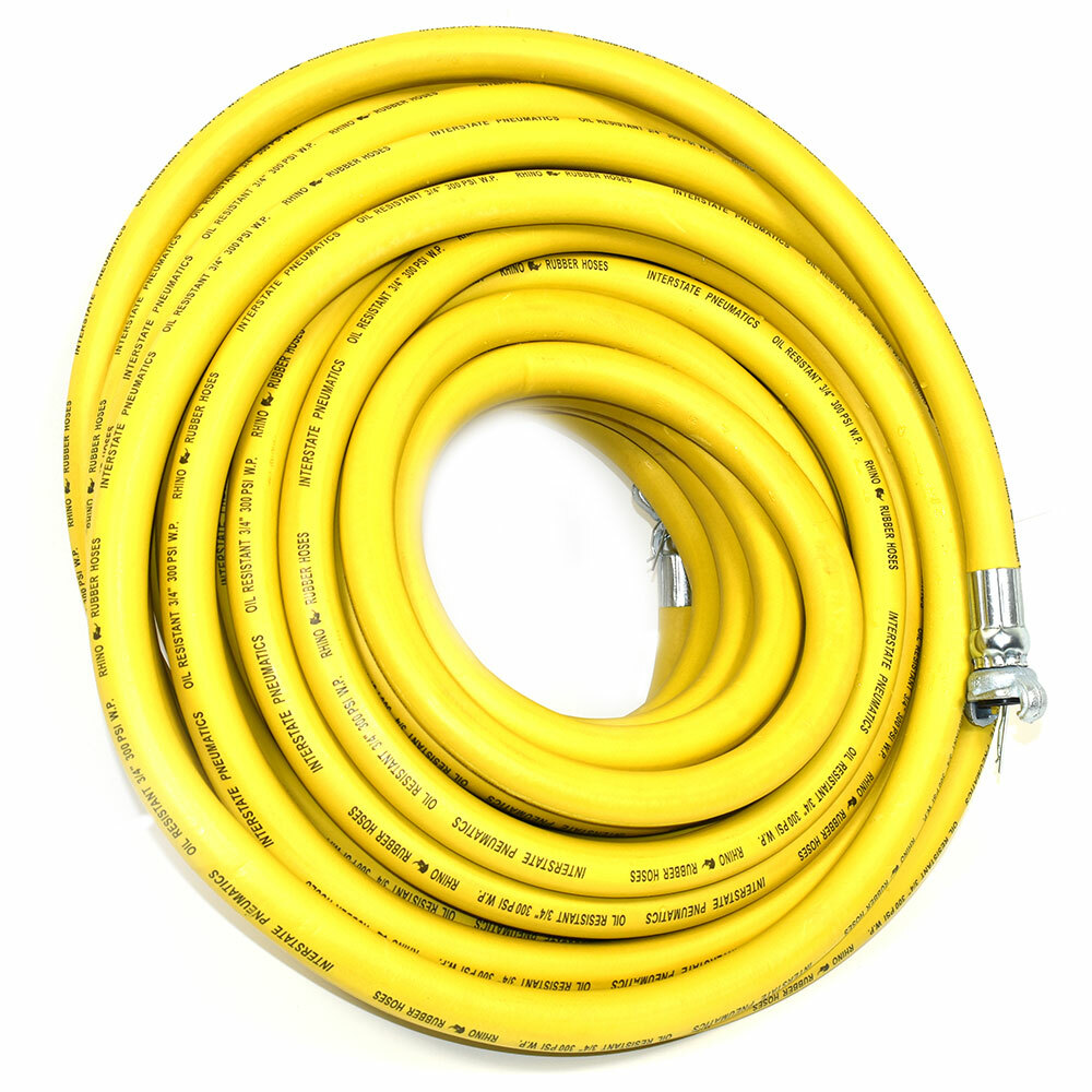 Jack Hammer Yellow Rubber Hose 3/4" x 50 feet 300 PSI - HJ59-050E