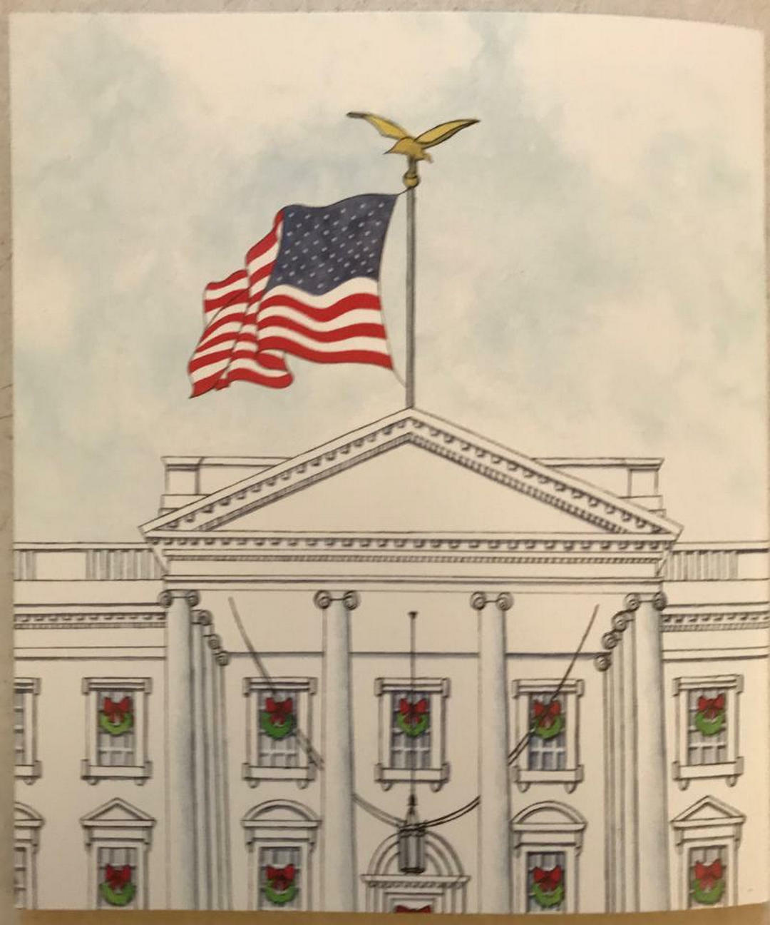 Donald Trump Melania 2019 White House Christmas Holidays Tour Book Program POTUS