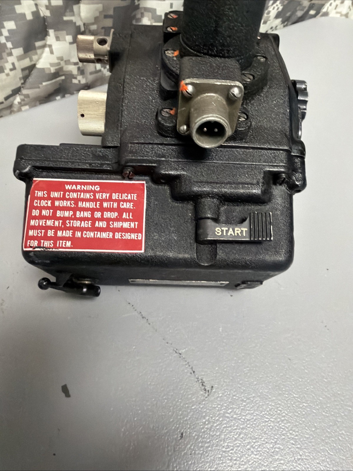 Antique Military Issue Kollsman Aircraft Periscopic Periscope Sextant & Case #03