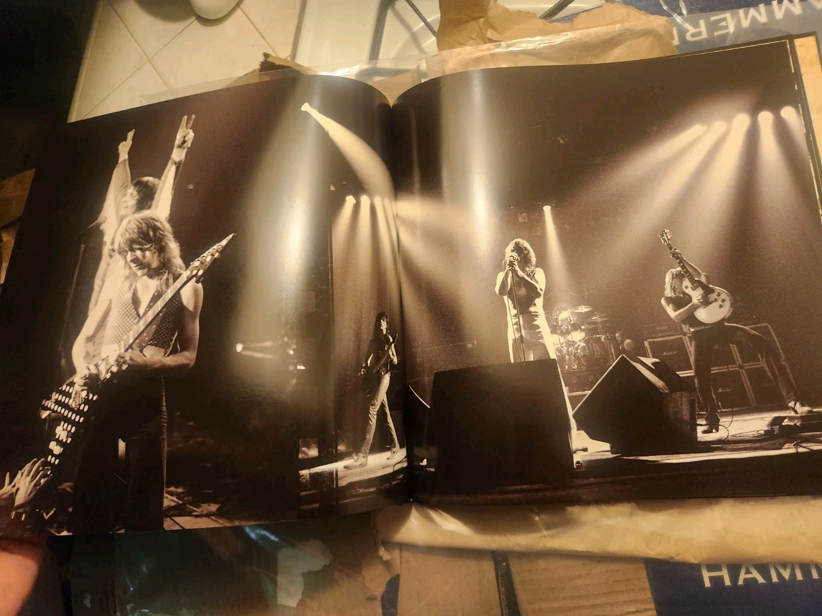 RANDY RHOADS OZZY OSBOURNE LARGE BLIZZARD OF OZZ ERA 88 PAGE COFFEE TABLE BOOK